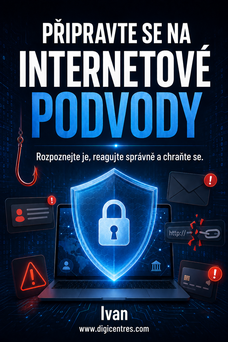  PŘIPRAVTE SE NA INTERNETOVÉ PODVODY. Rozpoznejte je, reagujte správně, a chraňte. www.digicentres.com