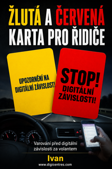 Žlutá a červená karta pro řidiče