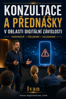 Konzultace a přednášky v oblasti digitální závislosti