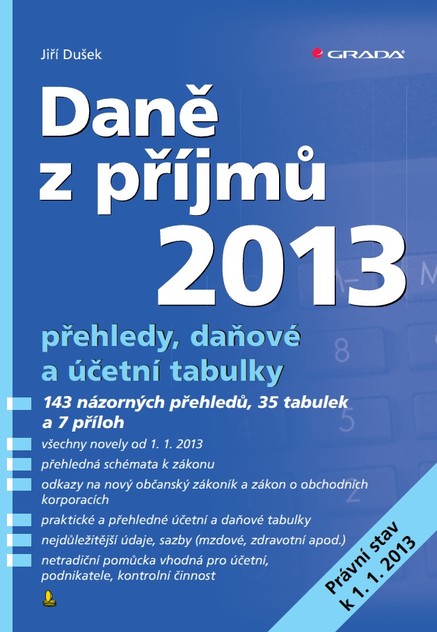 Daně z příjmů 2013