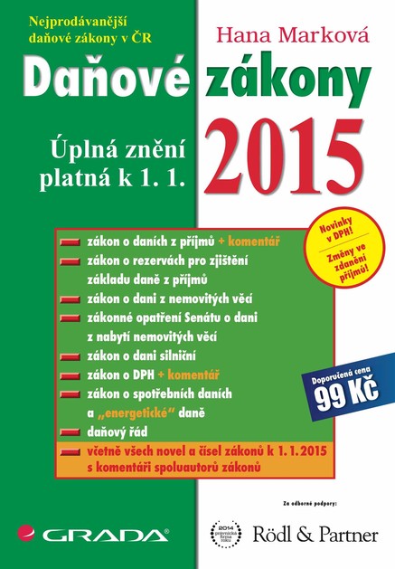 Daňové zákony 2015