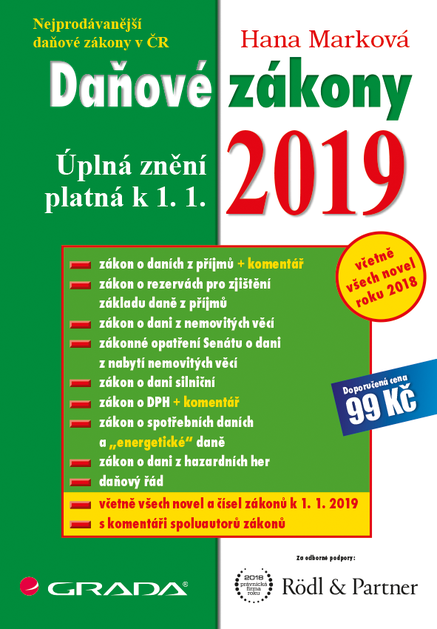 Daňové zákony 2019