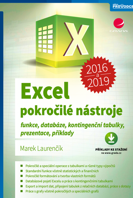 Excel 2016 a 2019 - pokročilé nástroje