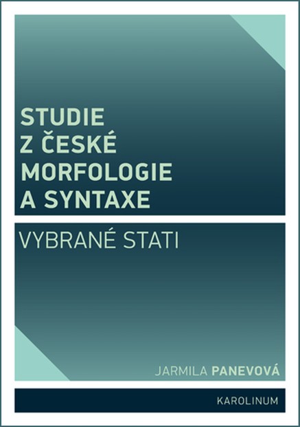 Studie z české morfologie a syntaxe