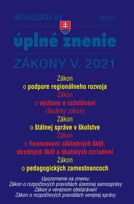 Aktualizácia 2021 V/3 - štátna služba