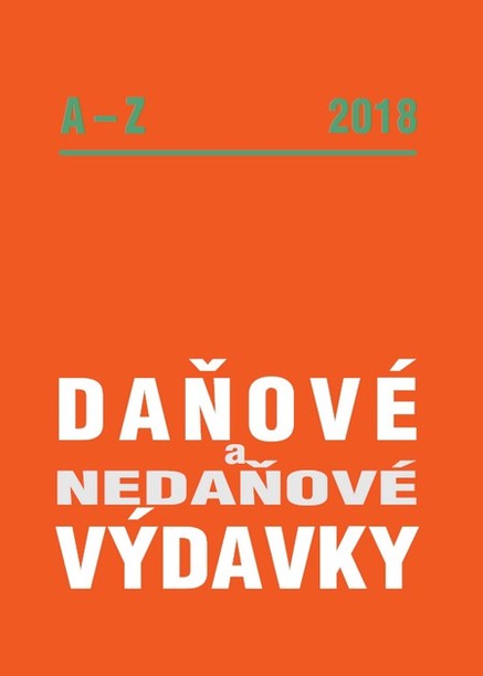 Daňové a nedaňové výdavky A-Z 2018