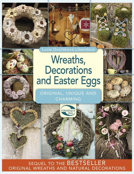 Wreaths, decorations and easter eggs