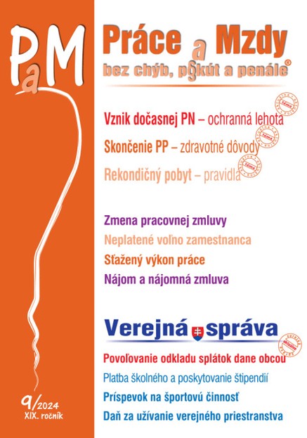 Práce a Mzdy bez chýb, pokút a penále č. č. 9 / 2024 - Vznik dočasnej PN v ochrannej lehote