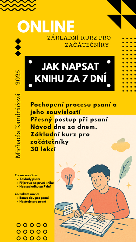 Jak napsat knihu za 7 dní?