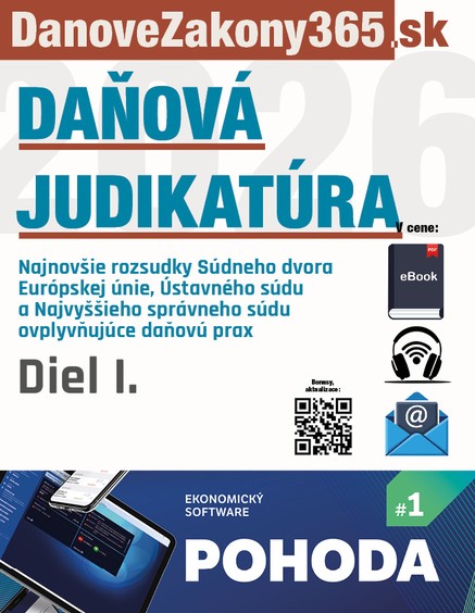 Daňová judikatúra (I. diel)