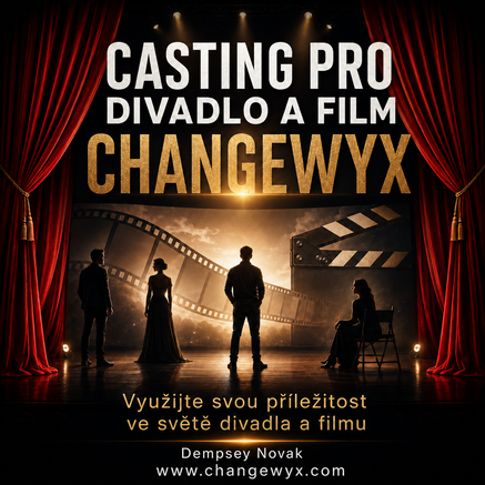  CASTING PRO DIVADLO A FILM CHANGEWYX Využijte svou příležitost ve světě divadla a filmu www.changewyx.com
