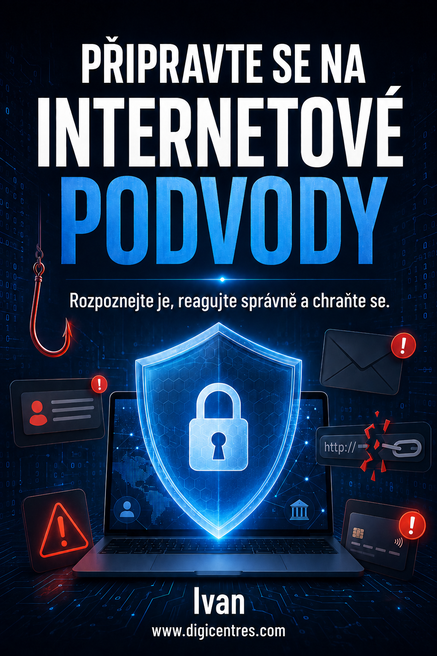 PŘIPRAVTE SE NA INTERNETOVÉ PODVODY. Rozpoznejte je, reagujte správně, a chraňte. www.digicentres.com