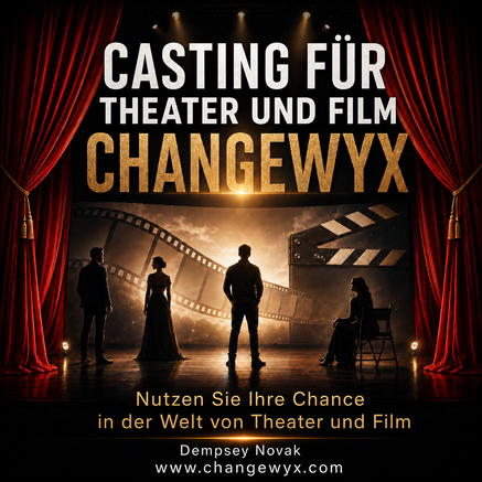  CASTING FÜR THEATER UND FILM - CHANGEWYX Nutzen Sie Ihre Chance in der Welt von Theater und Film 
