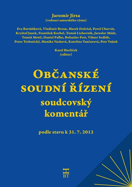 Občanské soudní řízení - soudcovský komentář